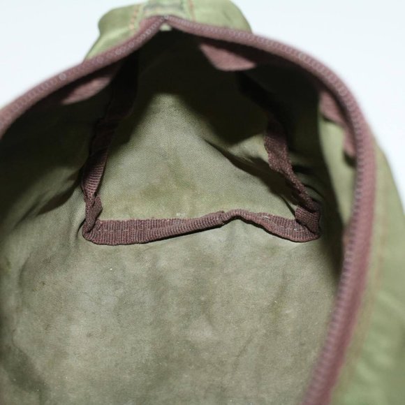 PRADA Pouch Nylon Green Auth yb246 - Picture 13 of 16